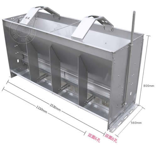 不锈钢育肥料槽