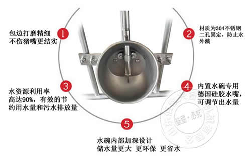 猪用饮水碗图片